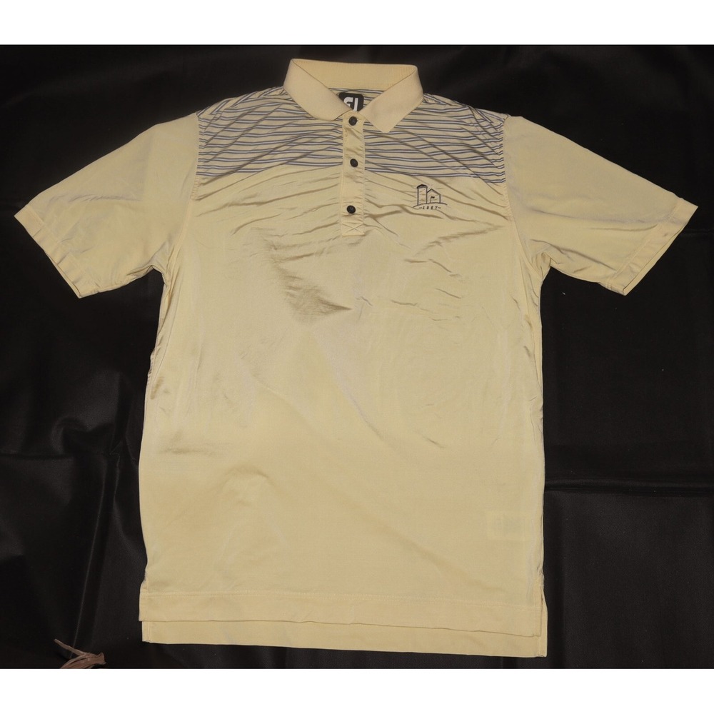 FootJoy‎ Men's Short Sleeve Golf Polo Striped Shirt Size Medium